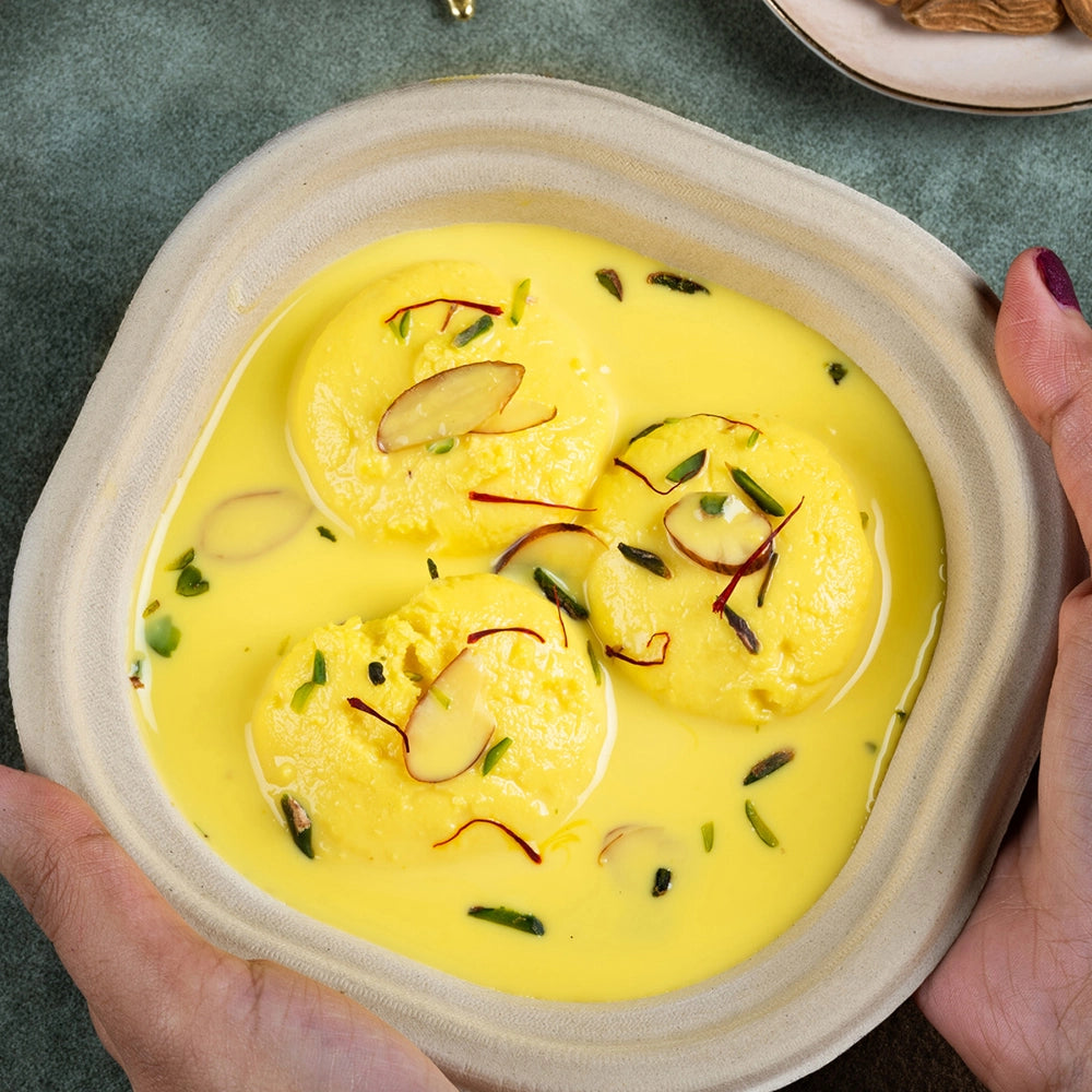 6" Chuk Bleach-Free Sugarcane Bagasse Compostable Plate | Zero Waste | Disposable| Eco-Friendly| Microwave, Oven & Freezer Safe